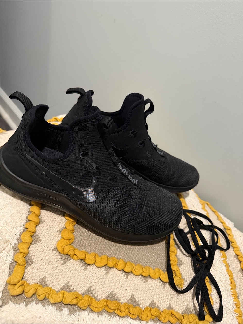 Nike Black Lightweight Slip-On Sneakers
